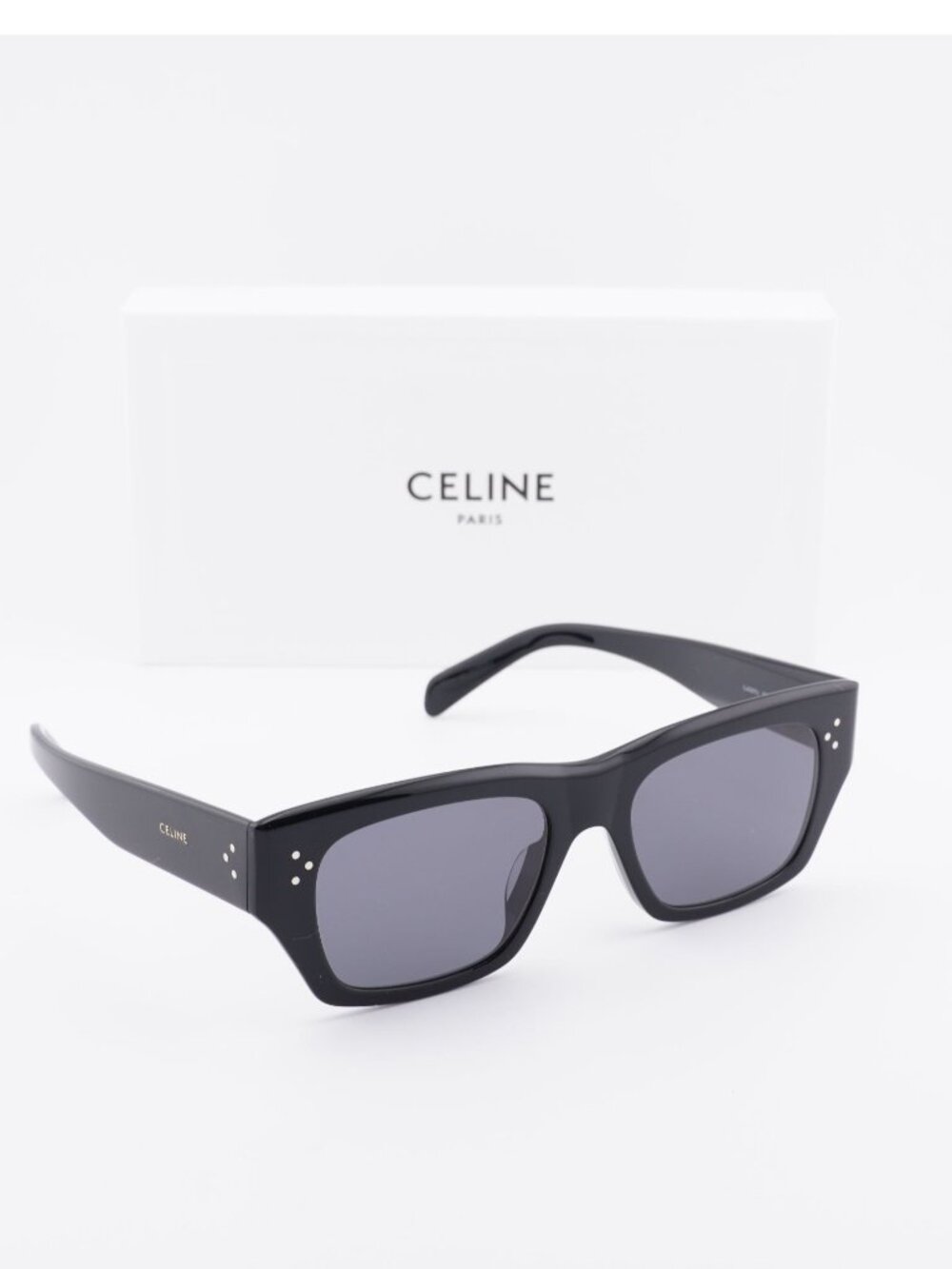 Celine CL40297U 01D Square Sunglasses - Black / Grey